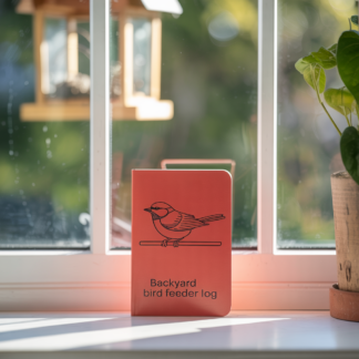 Backyard Bird Feeder Log (Pocket) — Daily Visitor Journal for Window Birders