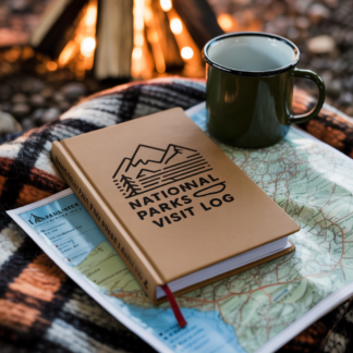 National Parks Visit Log — Stamp & Memory Journal for All 63 Parks